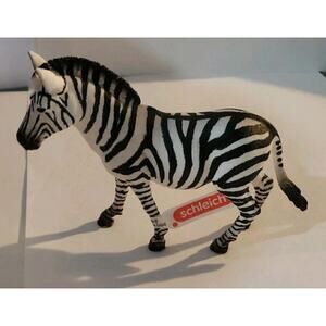 Schleich Zebra Female Animal Figure 14810 Wild Life African Figurine NWT New